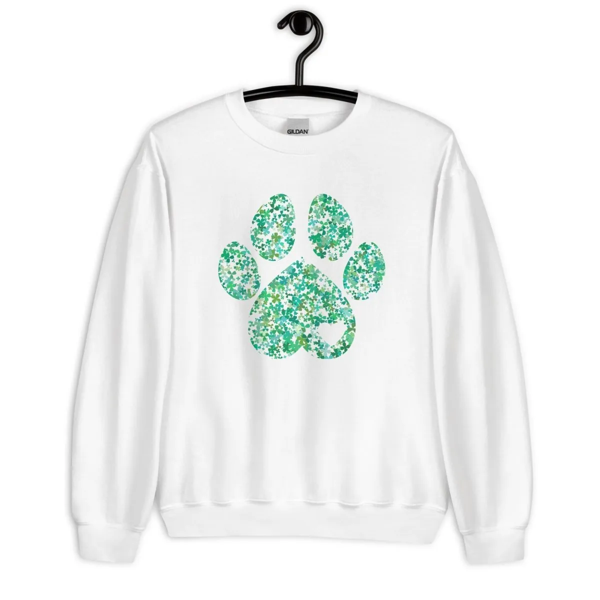 Clover Leaf Dog Paw Sweatshirt
