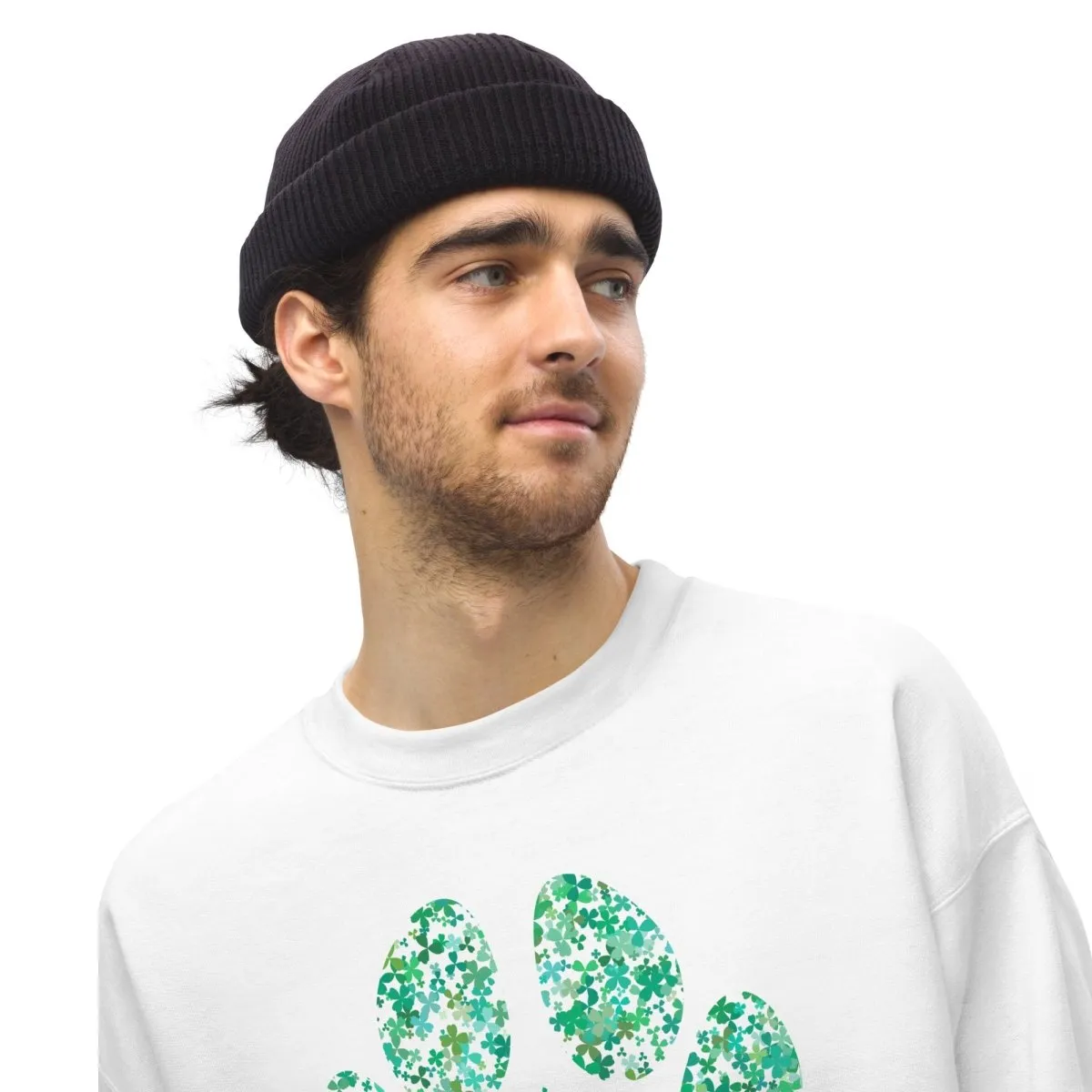 Clover Leaf Dog Paw Sweatshirt