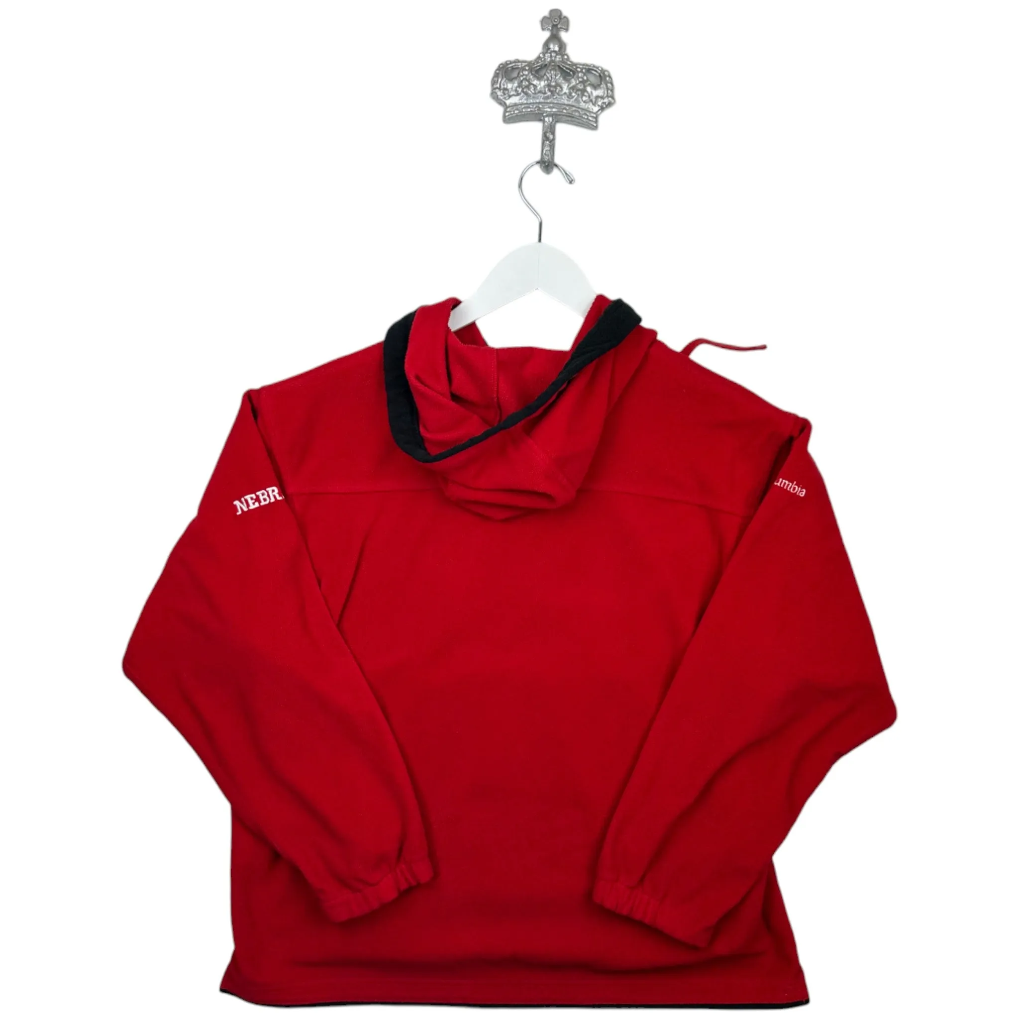 COLUMBIA NEBRASKA FLEECE HOODIE - (M)