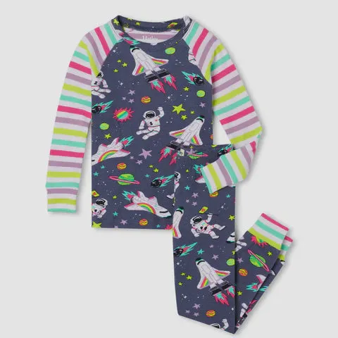 Cosmic Rainbows  Organic Cotton Pajama Set