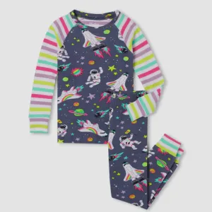 Cosmic Rainbows  Organic Cotton Pajama Set
