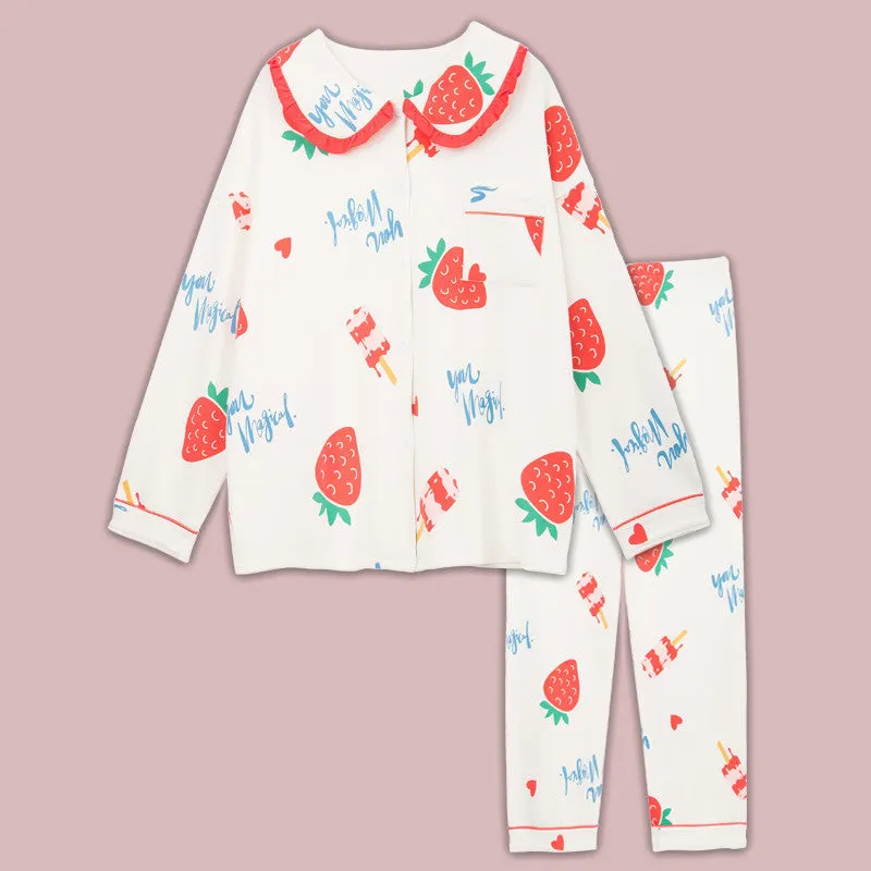COW SWEET CUTE SET PAJAMAS UB3174