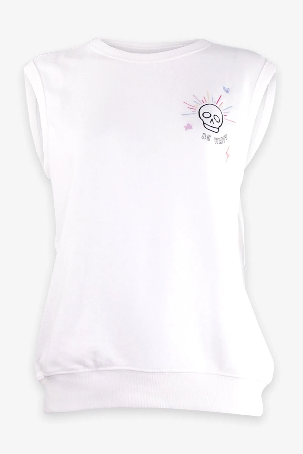 Daily Doodle Tank Top in Ivory
