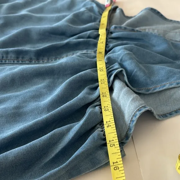 Denim Overalls Super soft wide leg Women’s size L Jean bib overalls overalls