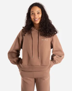 Denver logo hoodie - Taupe