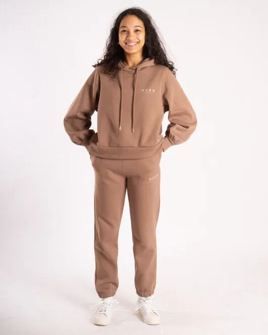 Denver logo hoodie - Taupe