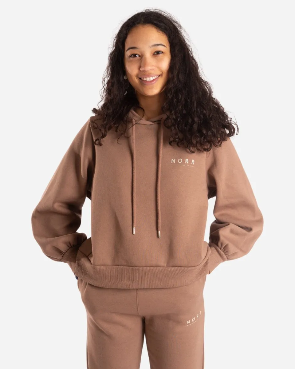 Denver logo hoodie - Taupe