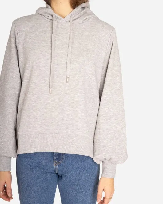 Denver sweat hoodie - Light Grey Melange