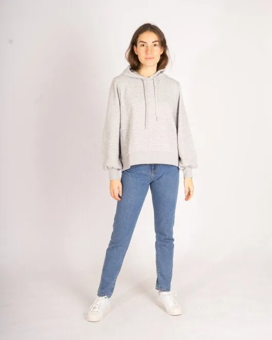 Denver sweat hoodie - Light Grey Melange