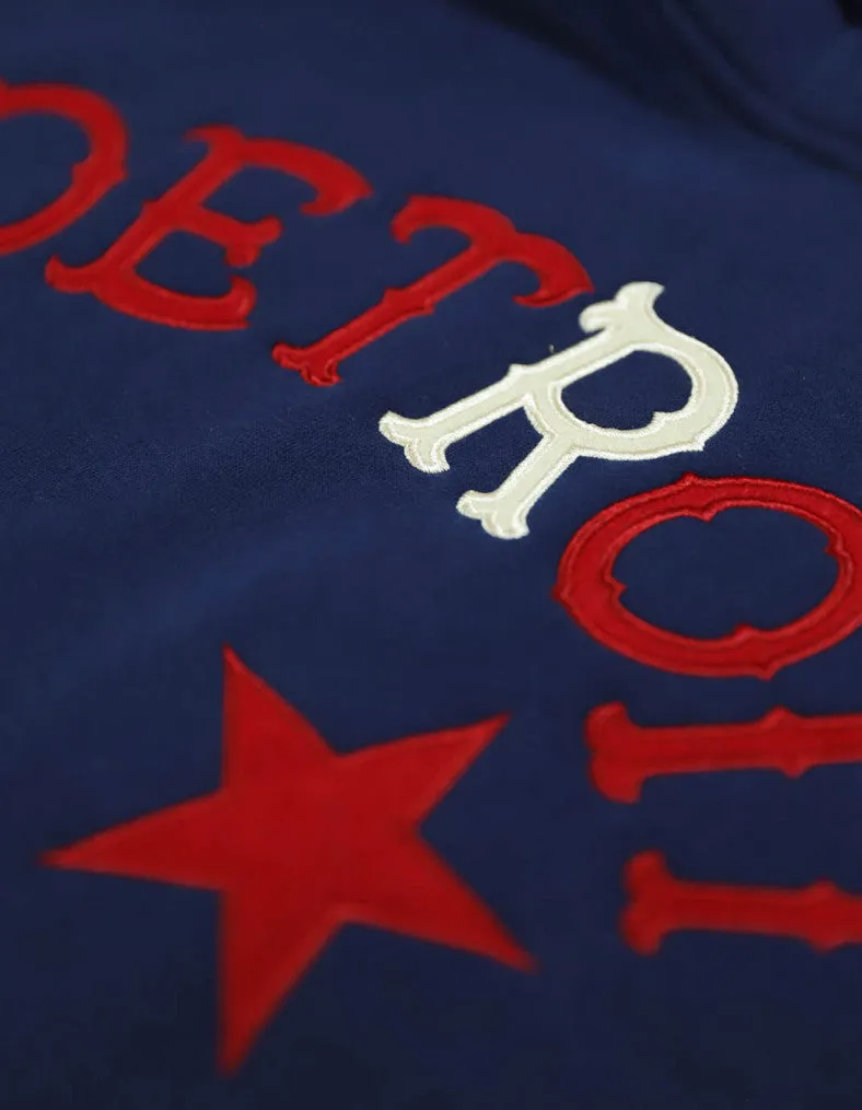 Detroit Stars Negro League Hoodie(Navy)