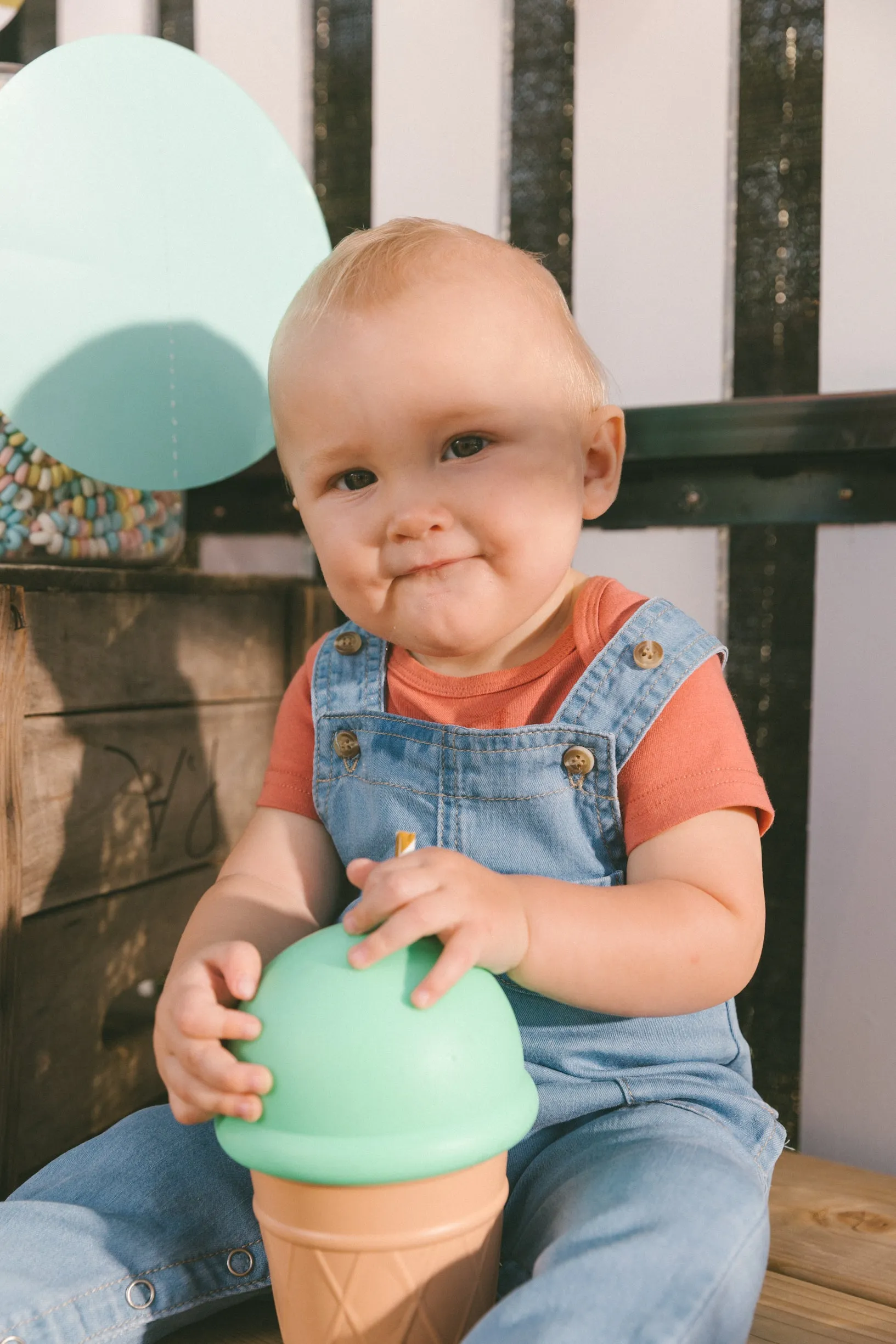 Deux Par Deux Light Denim Overalls