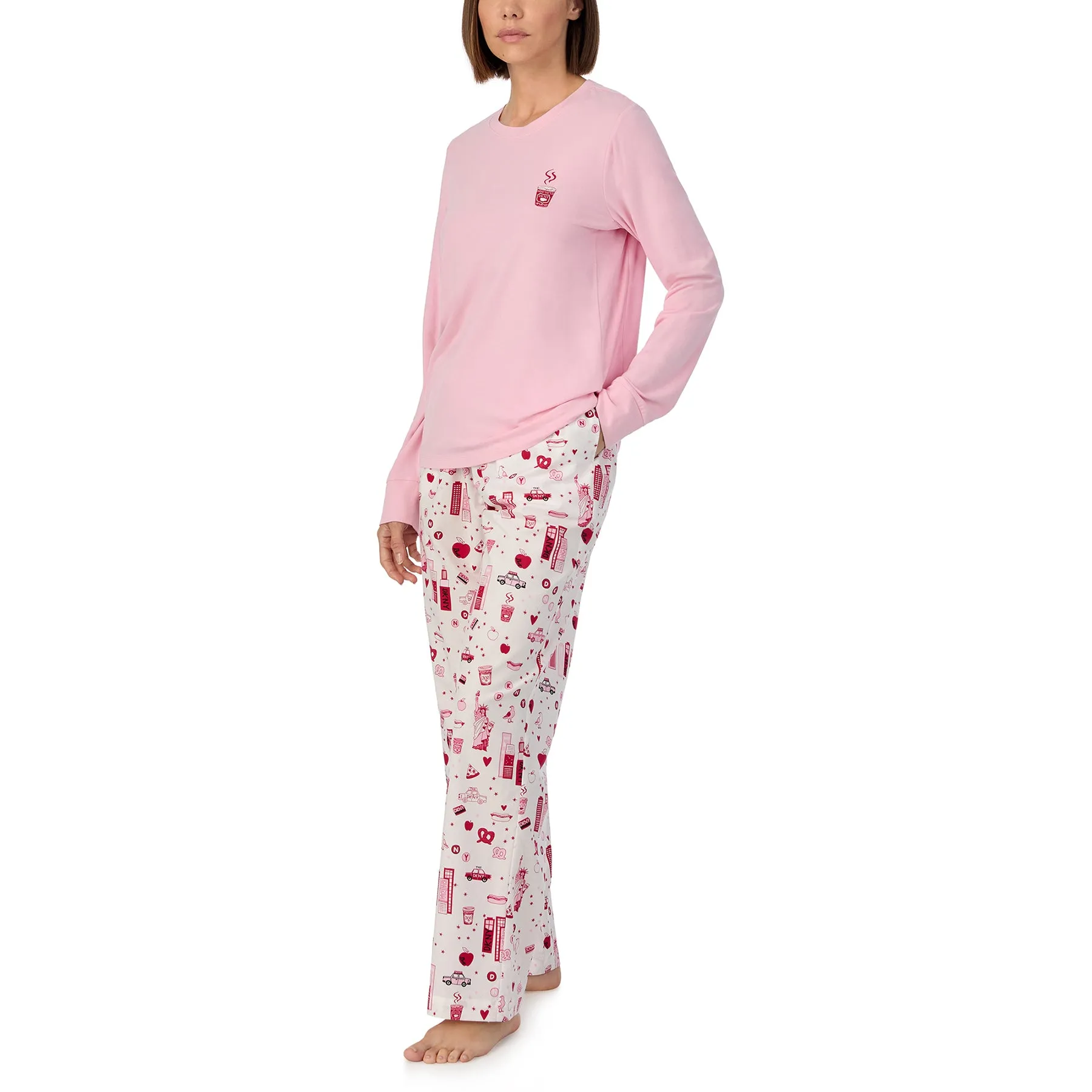 DKNY City For Dreamers LS Top   Pants Set