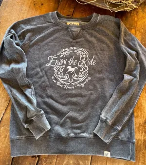 Drawn in Horse Vee Bar Crewneck Sweatshirt