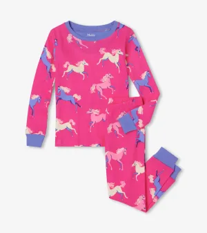 Dreamland Horses Organic Cotton Pajama Set