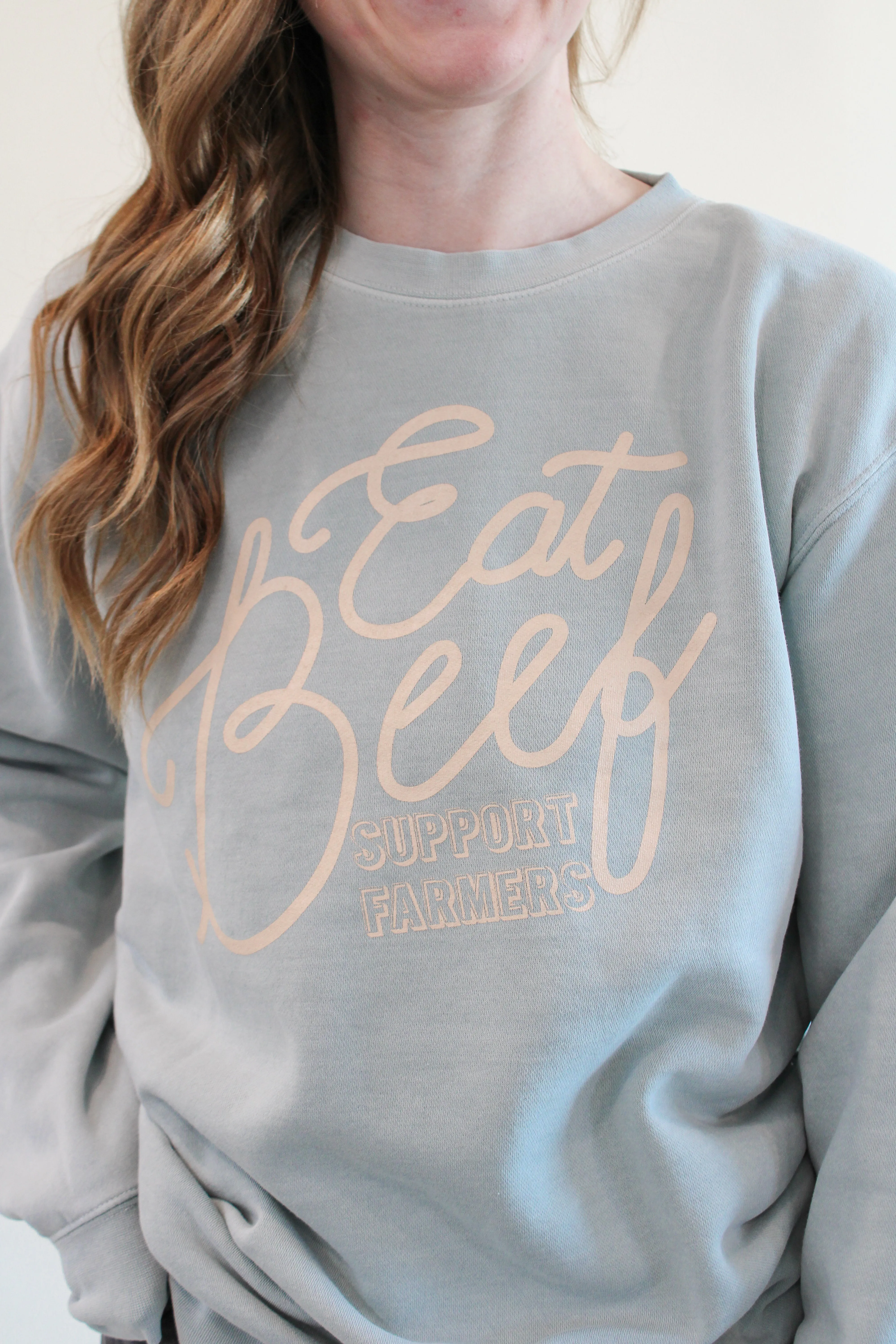 EAT BEEF CREWNECK SWEATSHIRT