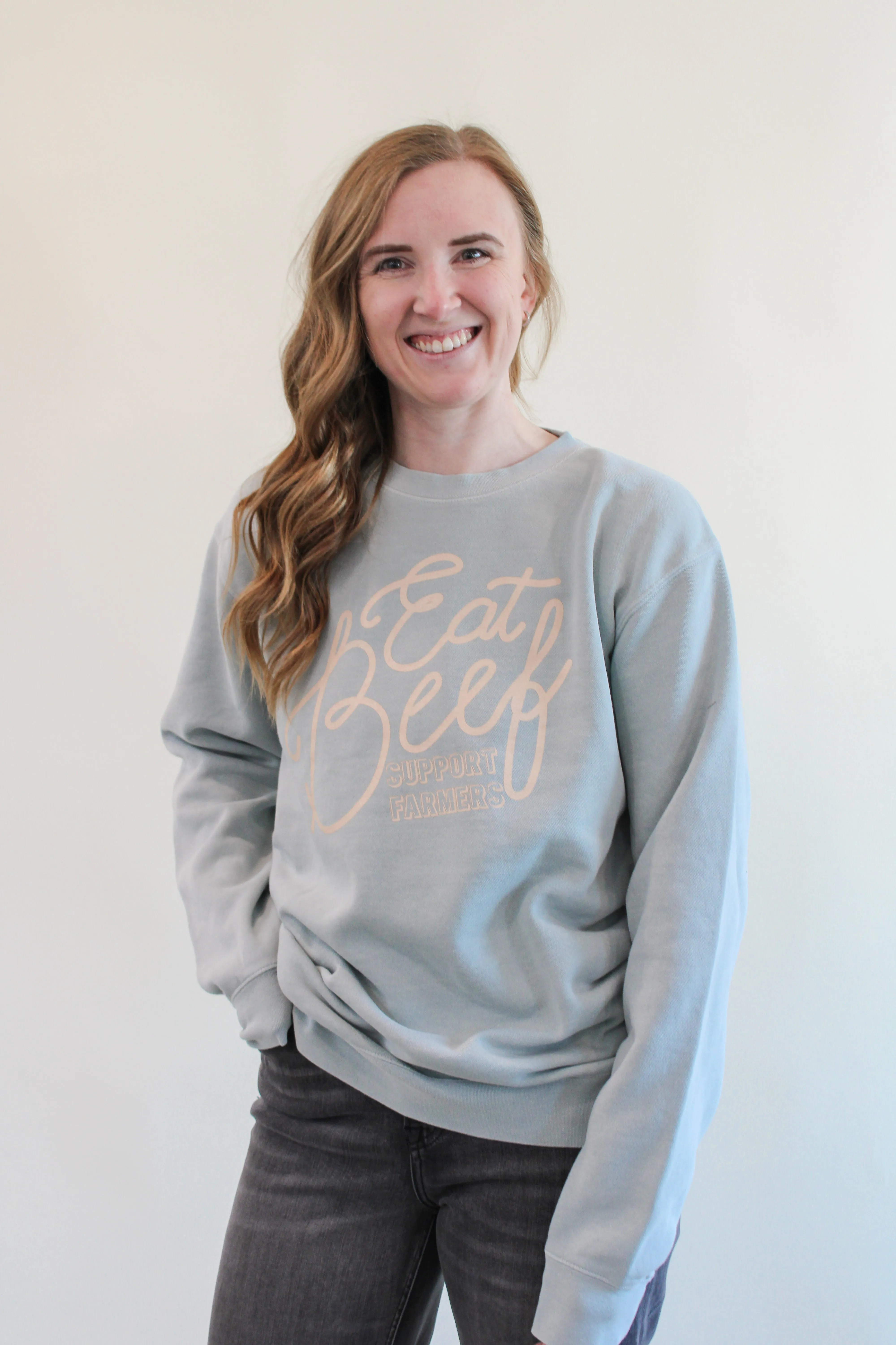EAT BEEF CREWNECK SWEATSHIRT