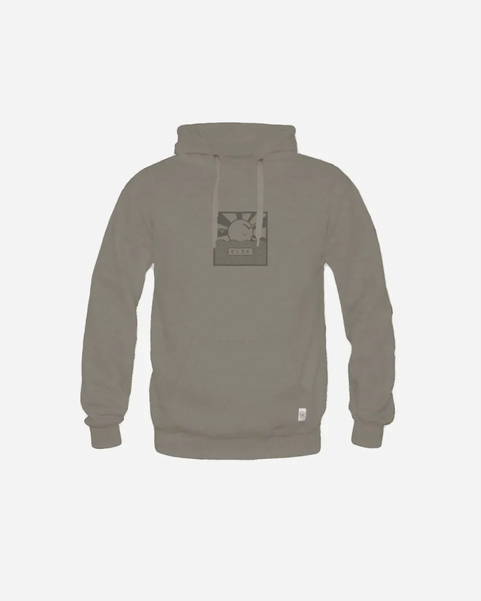 ELSK® CUBE21 TVÆRS MEN'S HOODIE - SMOKEY OLIVE