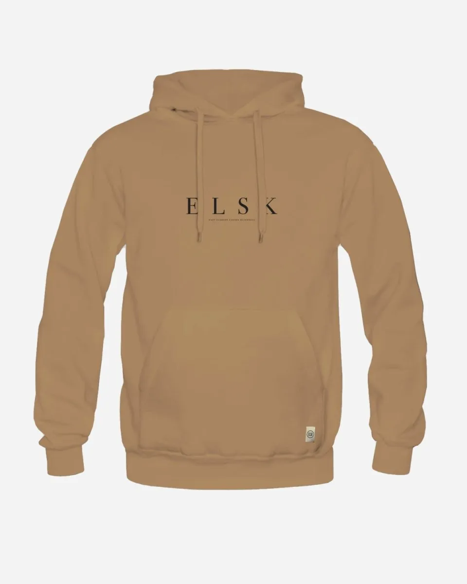Elsk Pure Tværs Men's Hoodie - Tobacco