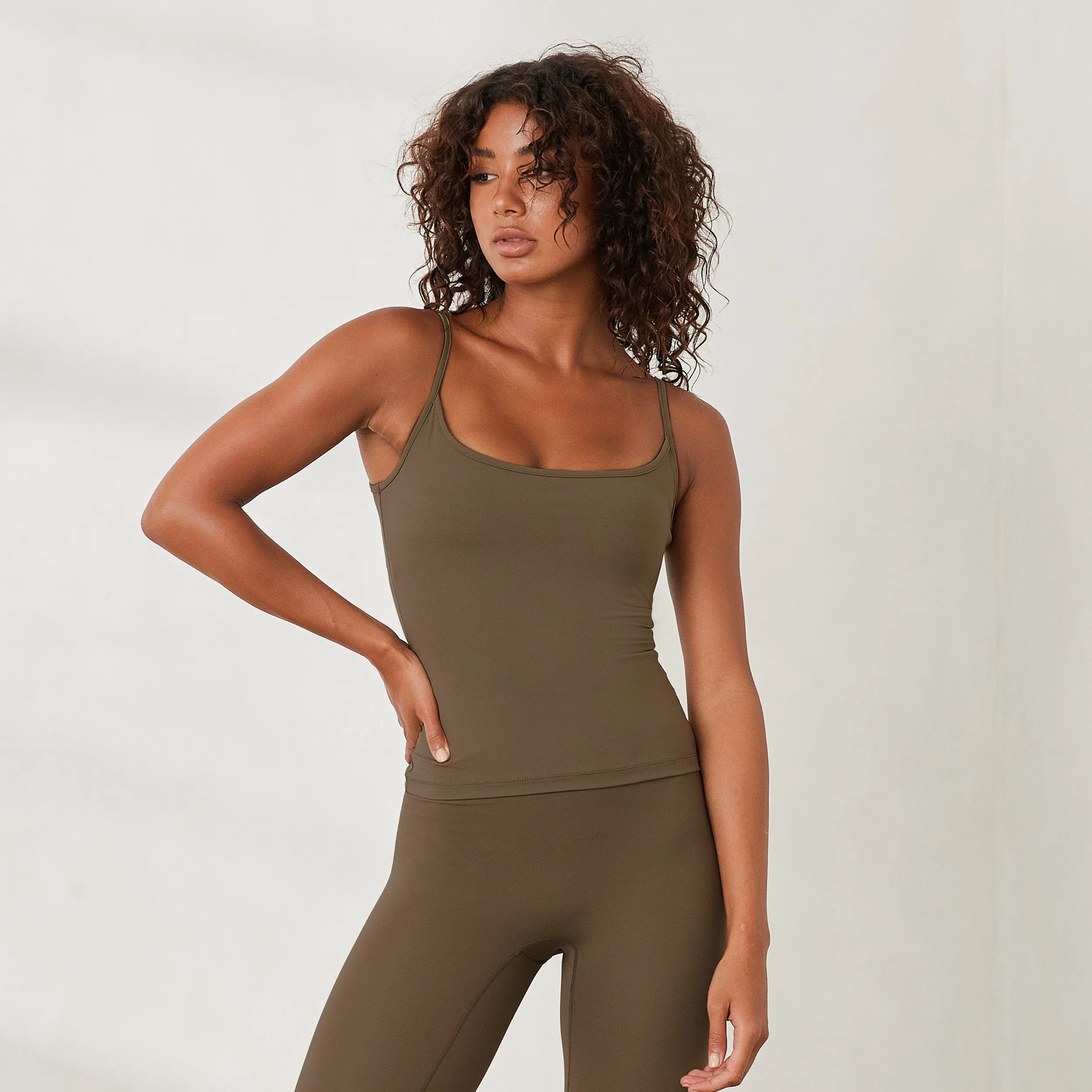 Essential Top Caraco - Taupe