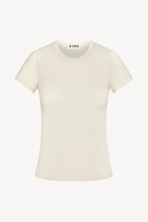 FITTED CREWNECK SHORT SLEEVE T-SHIRT