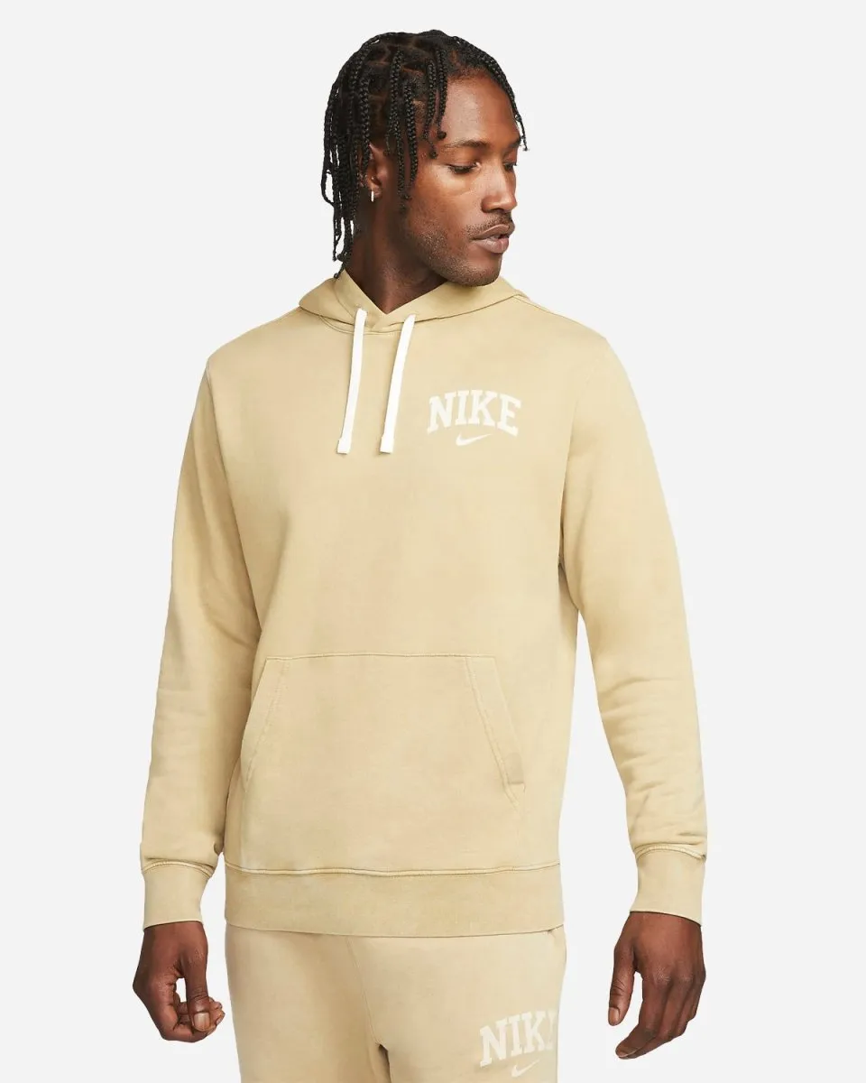 French Terry Pullover Hoodie - Parachute Beige