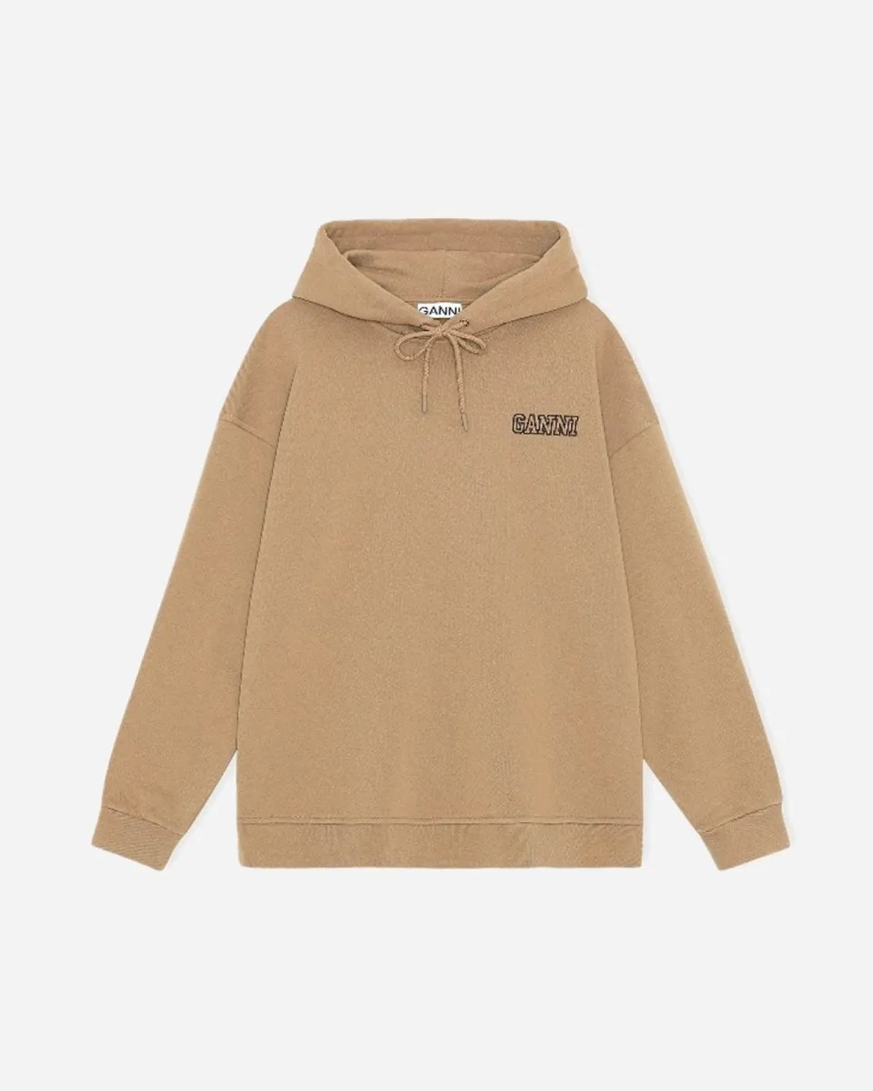 Ganni Software Hoodie - Fossil