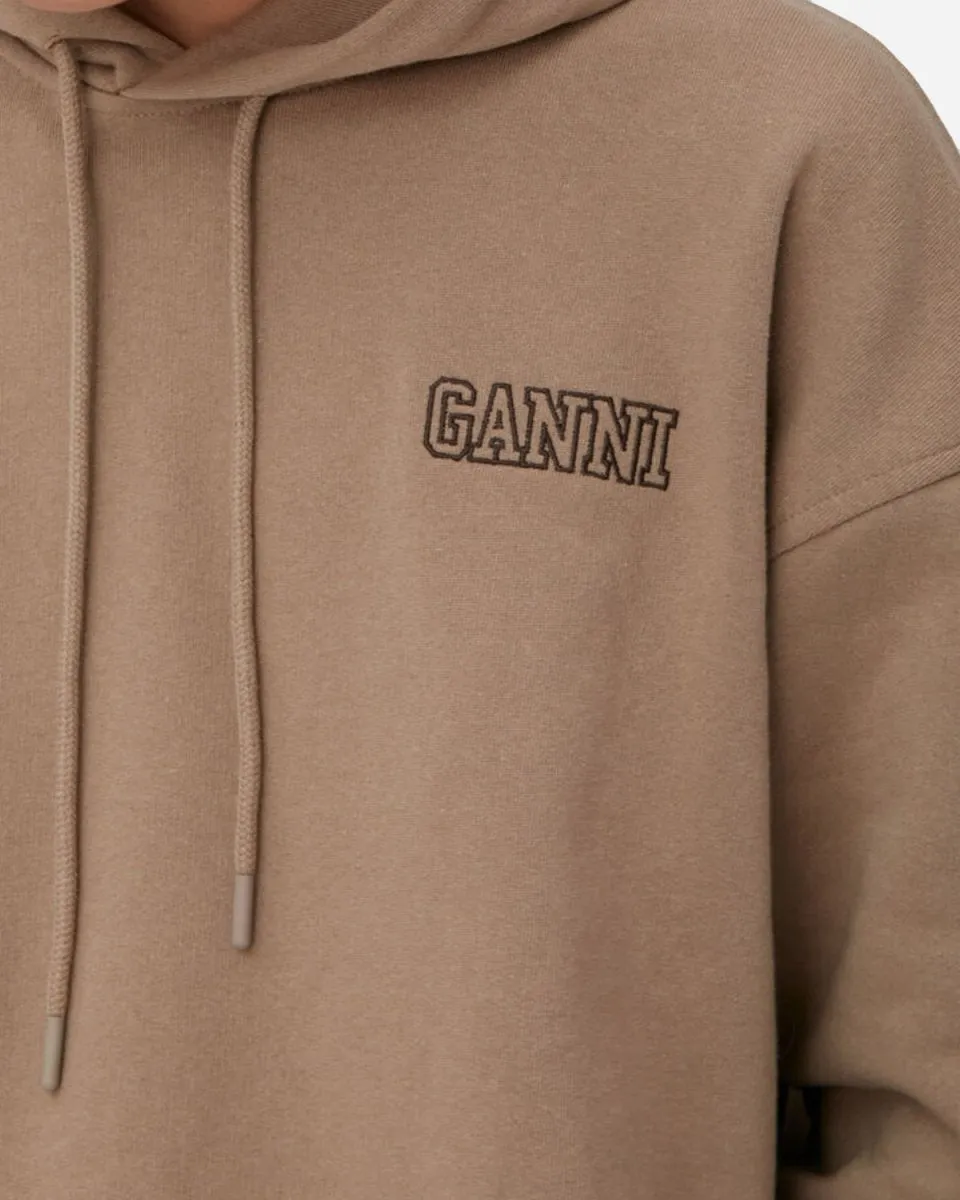 Ganni Software Hoodie - Fossil