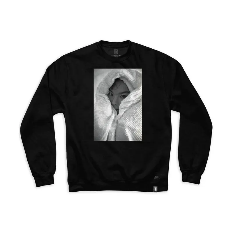 Girl - Spike Jonze Bjork Crew Sweatshirt - Black SALE
