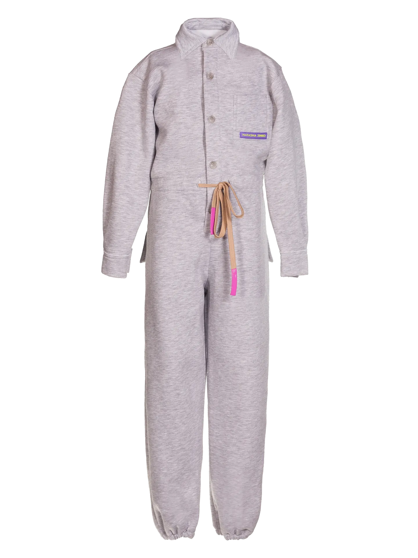 Girls Jersey Long Sleeve Overalls