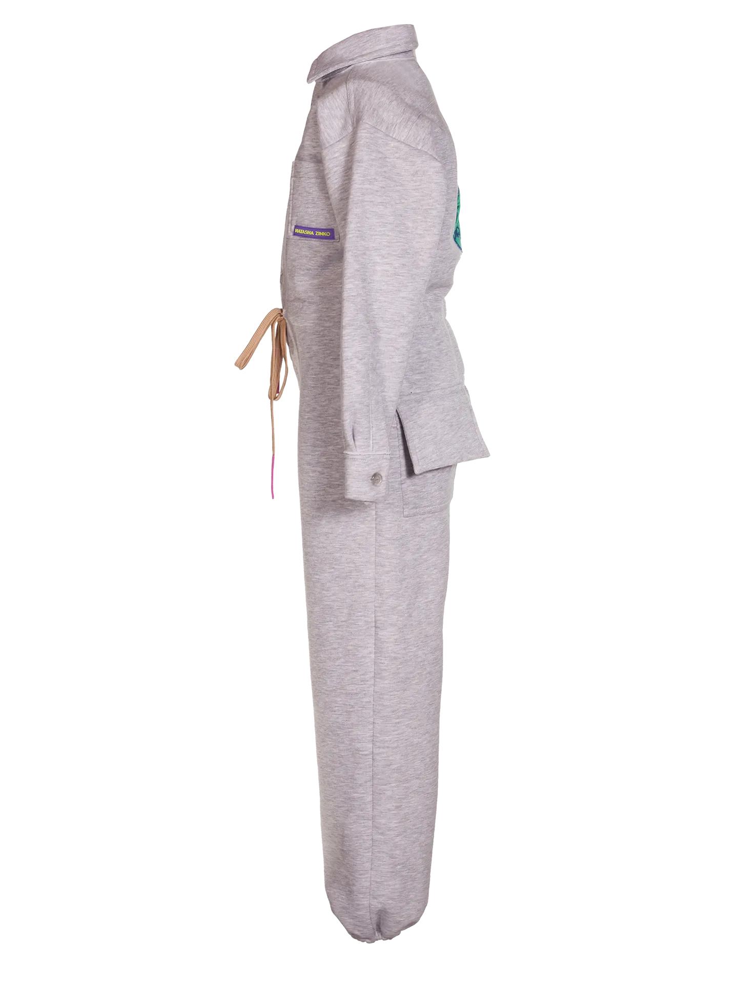 Girls Jersey Long Sleeve Overalls