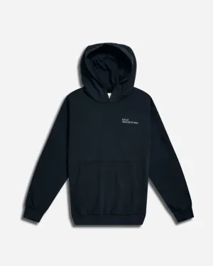 Halo Cotton Hoodie - Black