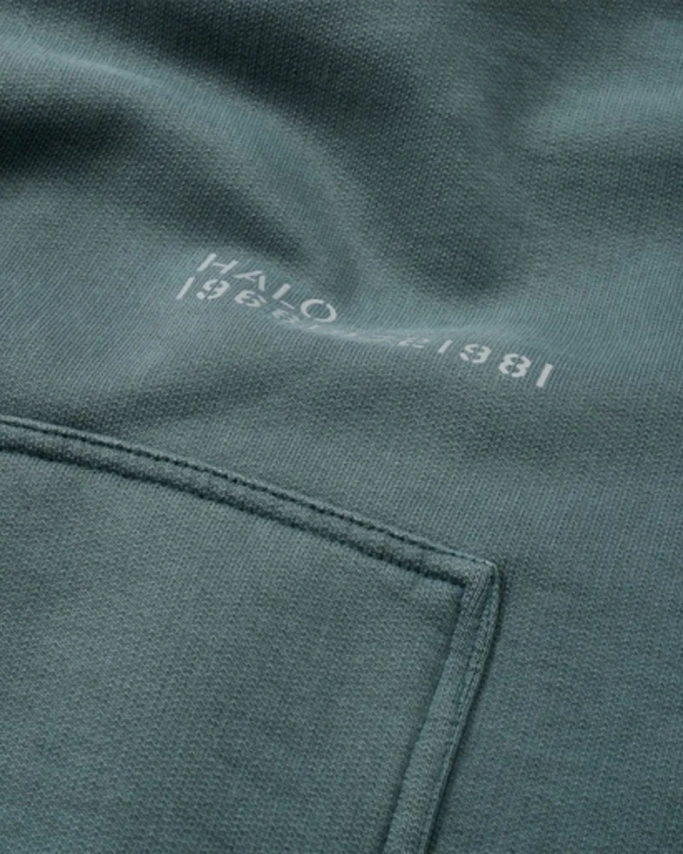 Halo Cotton Hoodie -  Stone Green