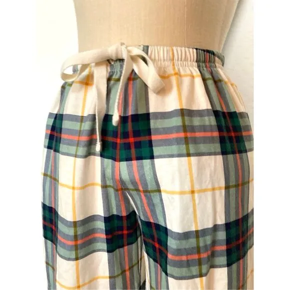 Hanna Andersson Women’s XS 2-piece Cotton Plaid Pajamas