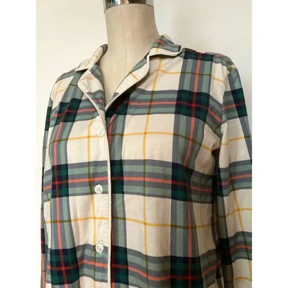 Hanna Andersson Women’s XS 2-piece Cotton Plaid Pajamas