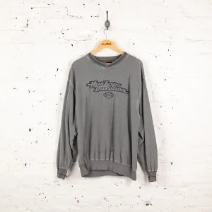 Harley Davidson Fleece Sweatshirt - Grey - L