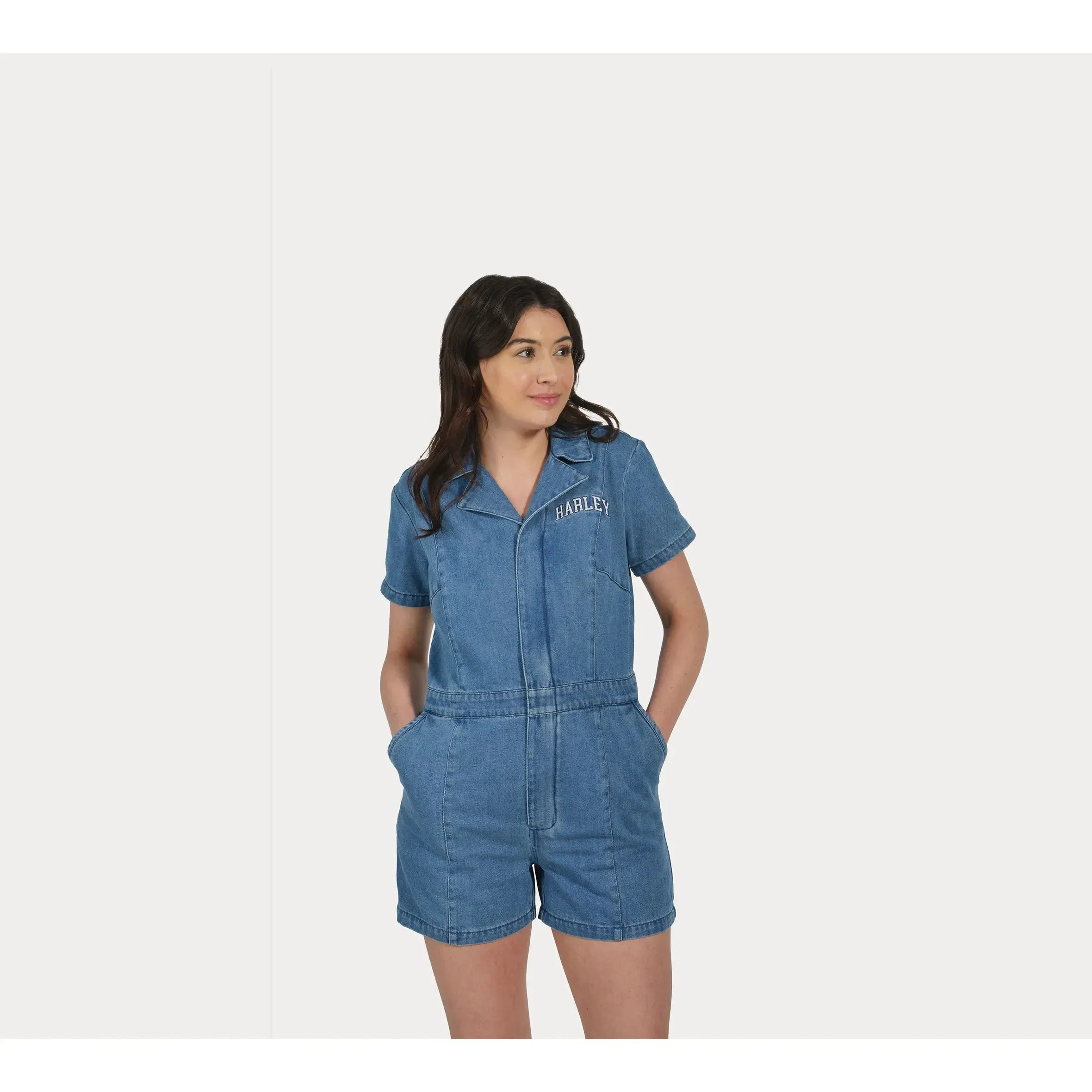Harley-Davidson® Women's Jumpsuit - Hero Denim