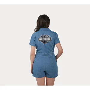 Harley-Davidson® Women's Jumpsuit - Hero Denim