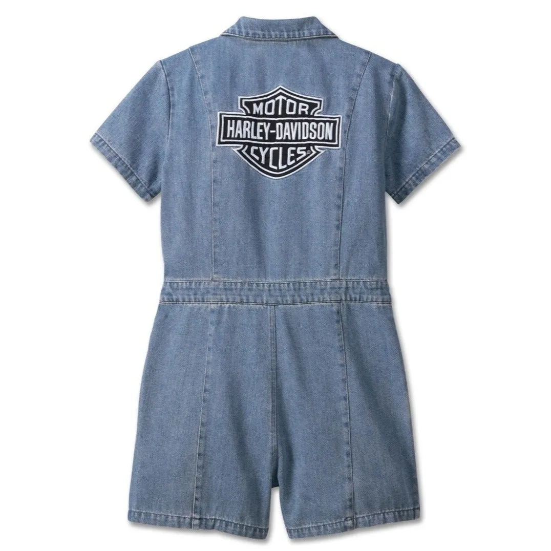 Harley-Davidson® Women's Jumpsuit - Hero Denim