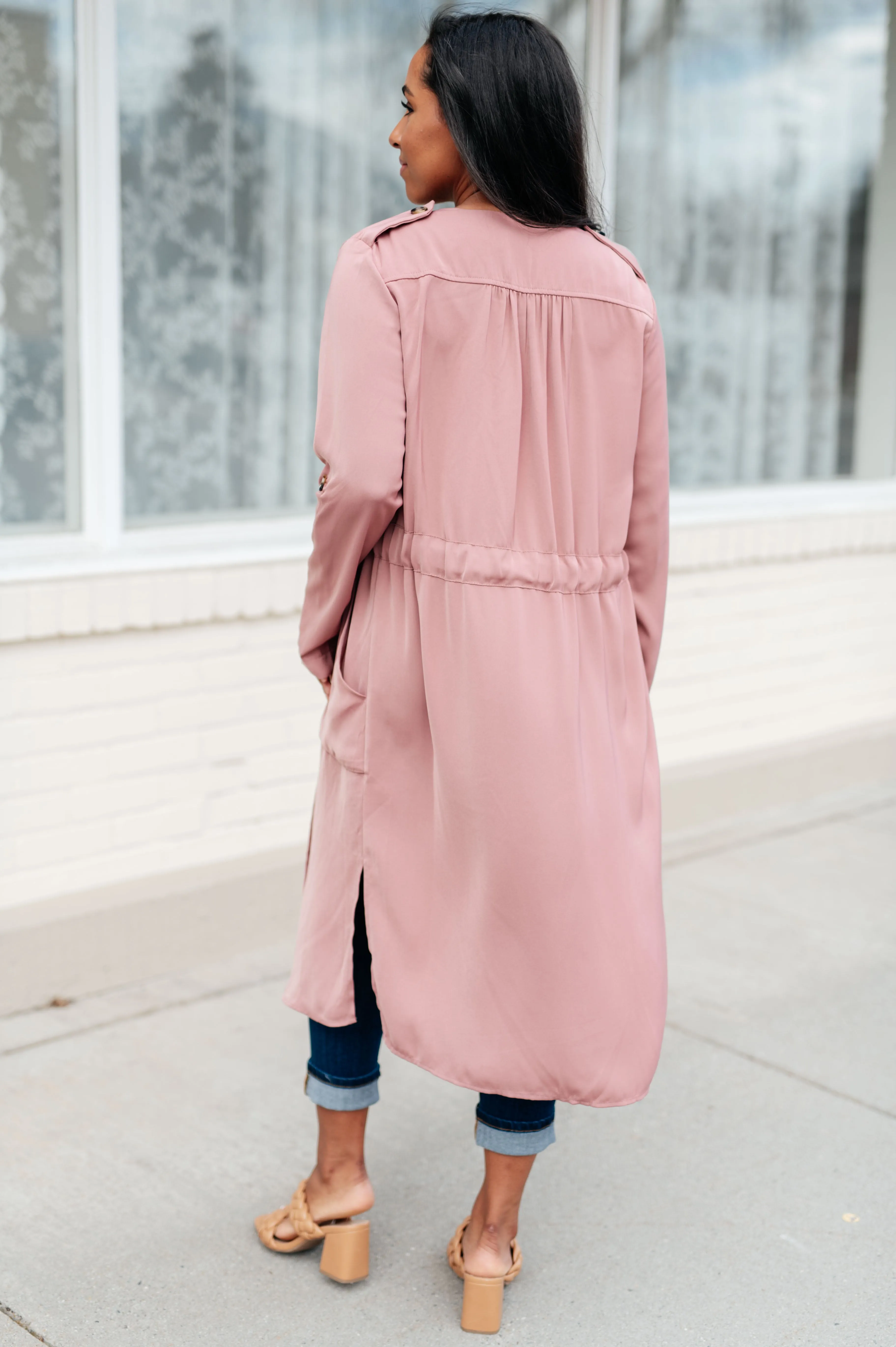 Hazel Blues® | First Day Of Spring Jacket in Dusty Mauve