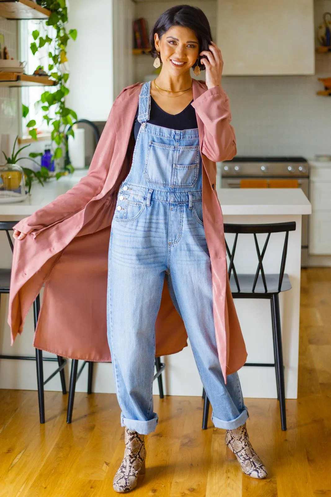 Hazel Blues® | First Day Of Spring Jacket in Dusty Mauve