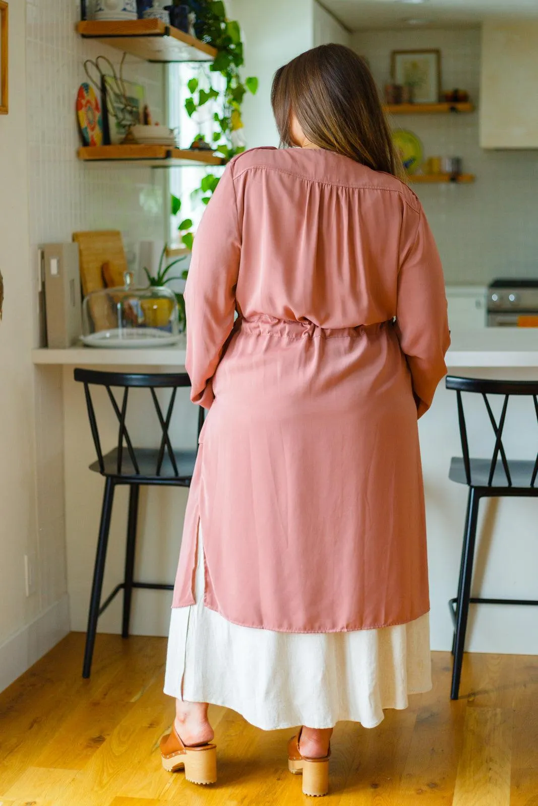 Hazel Blues® | First Day Of Spring Jacket in Dusty Mauve