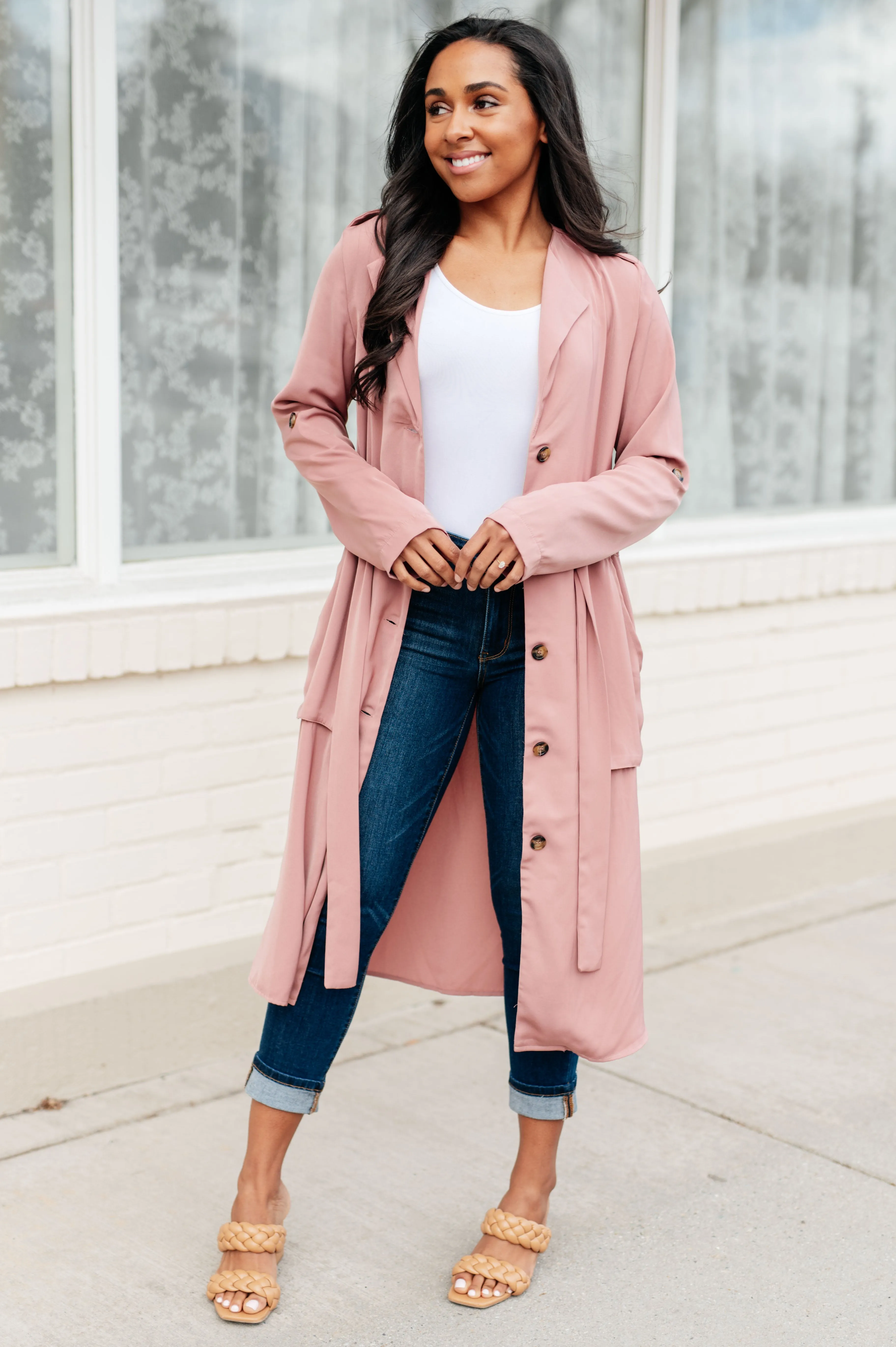 Hazel Blues® | First Day Of Spring Jacket in Dusty Mauve
