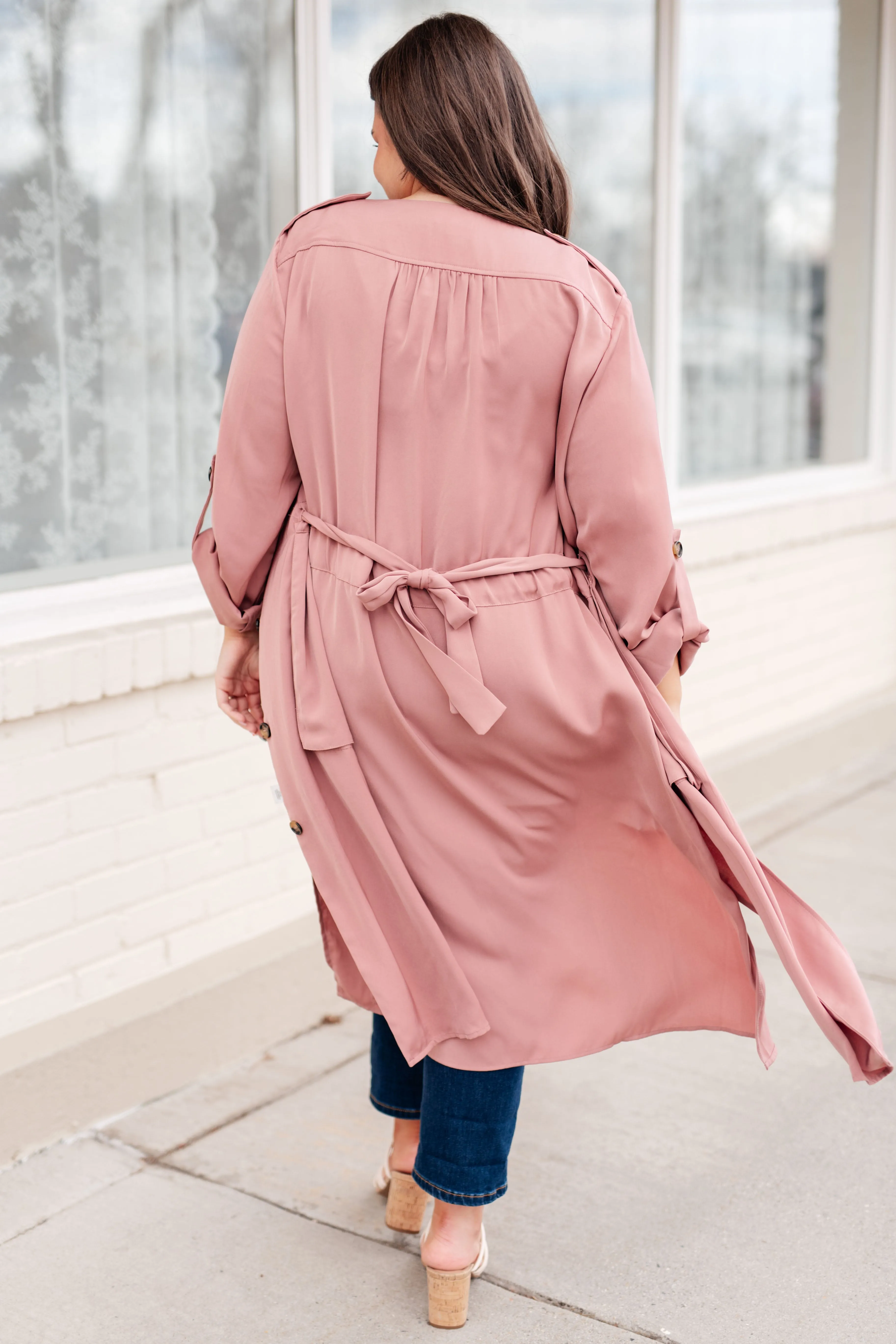 Hazel Blues® | First Day Of Spring Jacket in Dusty Mauve