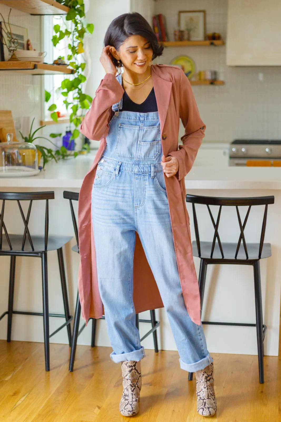Hazel Blues® | First Day Of Spring Jacket in Dusty Mauve