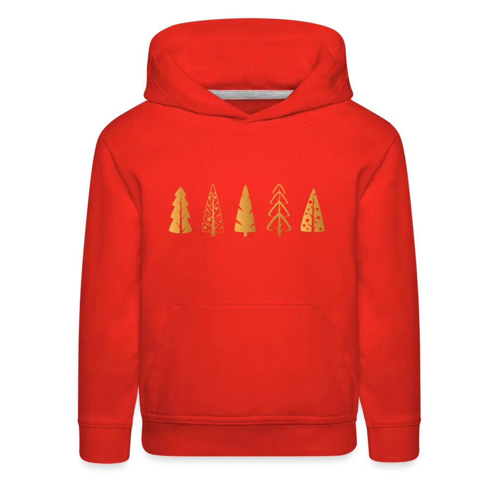 Holiday TREE Hoodie - Embroidery - Kids‘ Premium Hoodie