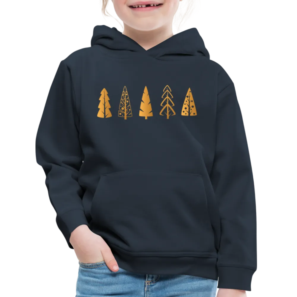 Holiday TREE Hoodie - Embroidery - Kids‘ Premium Hoodie
