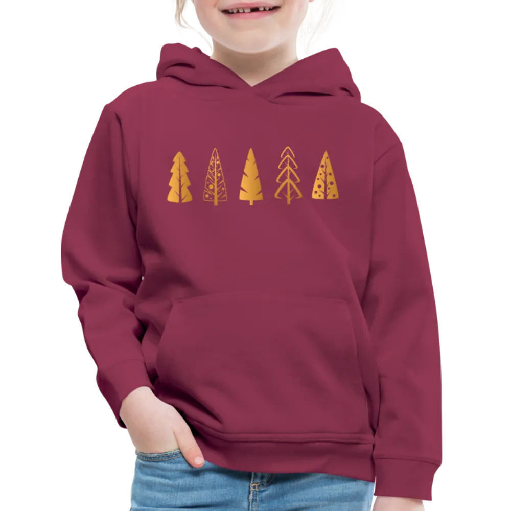 Holiday TREE Hoodie - Embroidery - Kids‘ Premium Hoodie