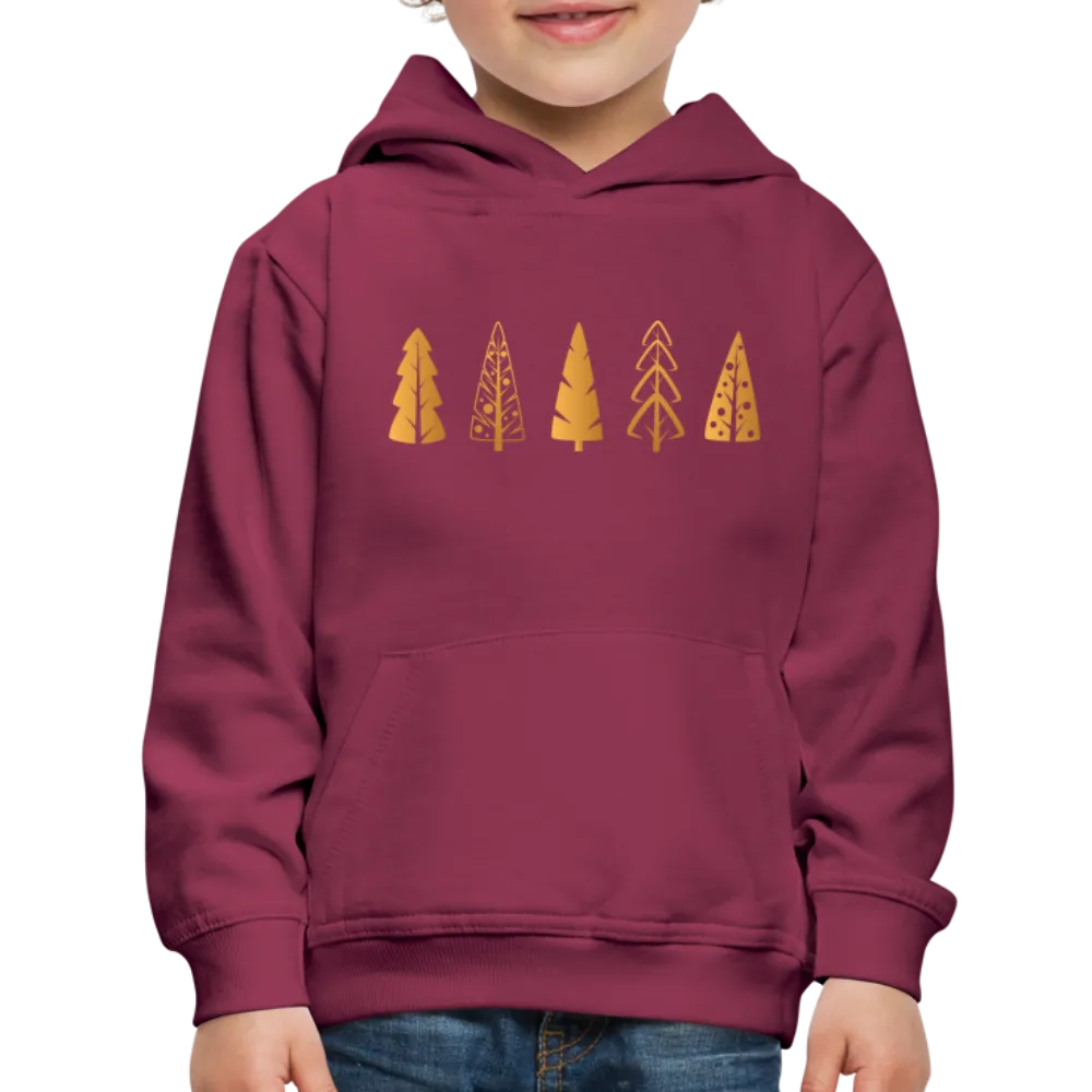 Holiday TREE Hoodie - Embroidery - Kids‘ Premium Hoodie
