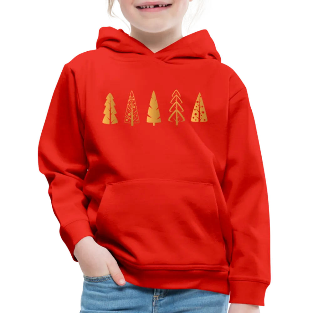 Holiday TREE Hoodie - Embroidery - Kids‘ Premium Hoodie