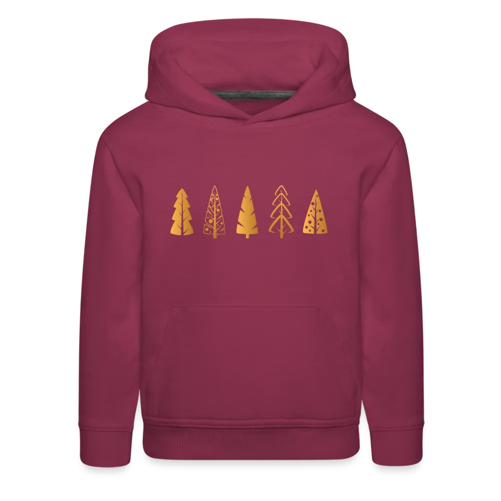 Holiday TREE Hoodie - Embroidery - Kids‘ Premium Hoodie